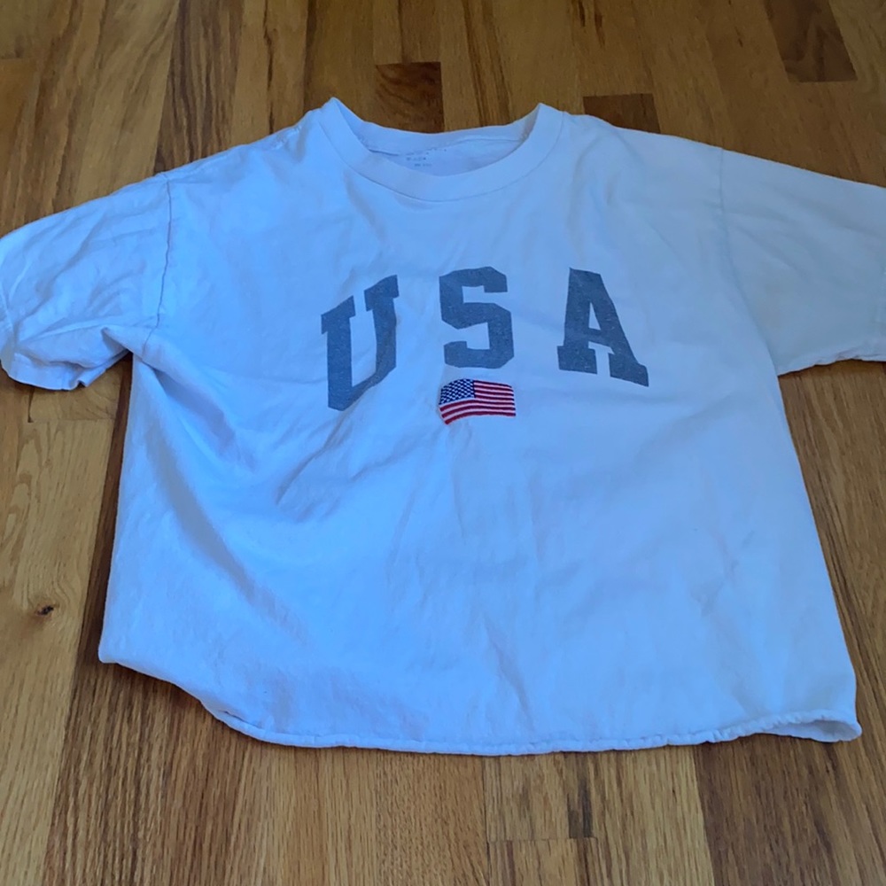 White USA shirt
